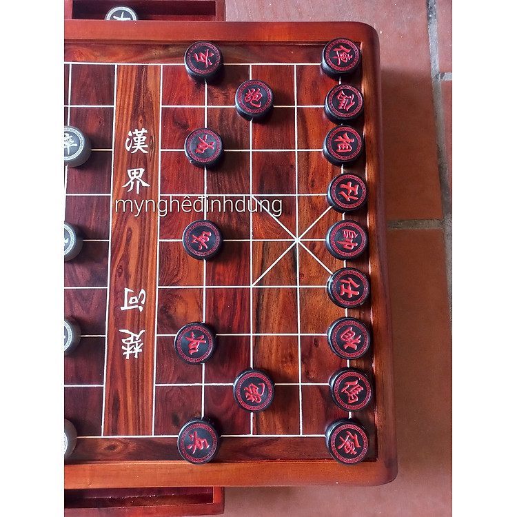 Mua Bộ bàn cờ tướng gỗ trắc combo Chính hãng Ưu đãi - Hình ảnh 5