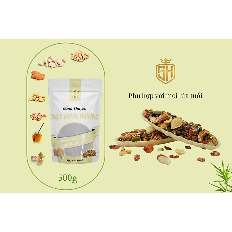 Bánh Thuyền Hạt Dinh Dưỡng – Vegan Nutritious Nut Boat Cake