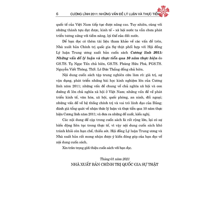 Cương lĩnh 2011: Những Vấn Đề Lý Luận và Thực Tiễn Qua 10 Năm Thực Hiện - Ảnh 4