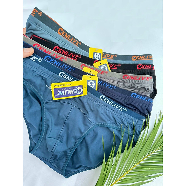 Combo 5 Quần lót nam thun lạnh lưng nhỏ Menlive ML2 – Mềm mát, ôm form, thoáng khí