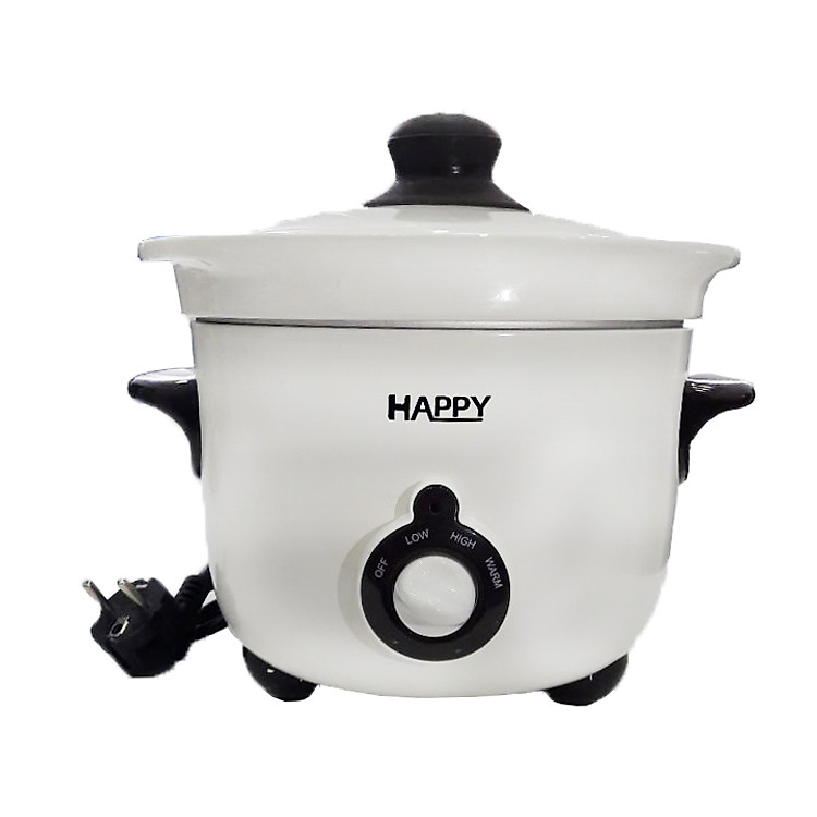 Nồi hầm chậm ceramic Happy (2L) - Hàng Nhập Khẩu