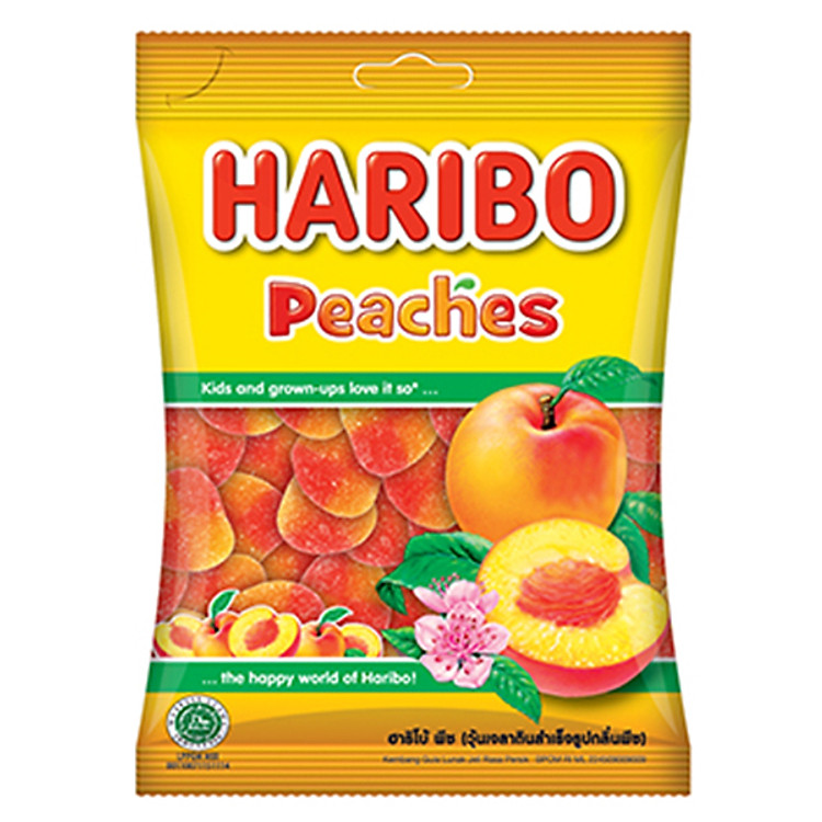 Kẹo Dẻo Haribo Peaches (80g)