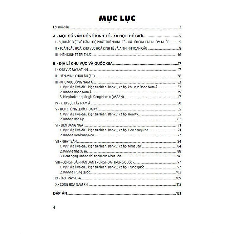 Trắc Nghiệm Địa Lí Lớp 11 - Ảnh 7