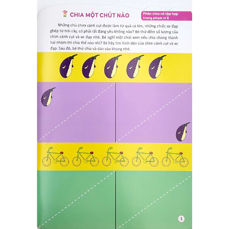 Bóc Dán Hình Thông Minh Phát Triển Khả Năng Tư Duy Toán Học IQ EQ CQ (5-6 Tuổi) (Quyển 1) - Ảnh 4