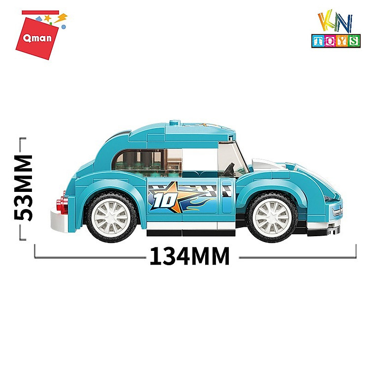 Đồ chơi lắp ráp Qman - Xe đua Chính hãng Giá rẻ - Hình ảnh 3
