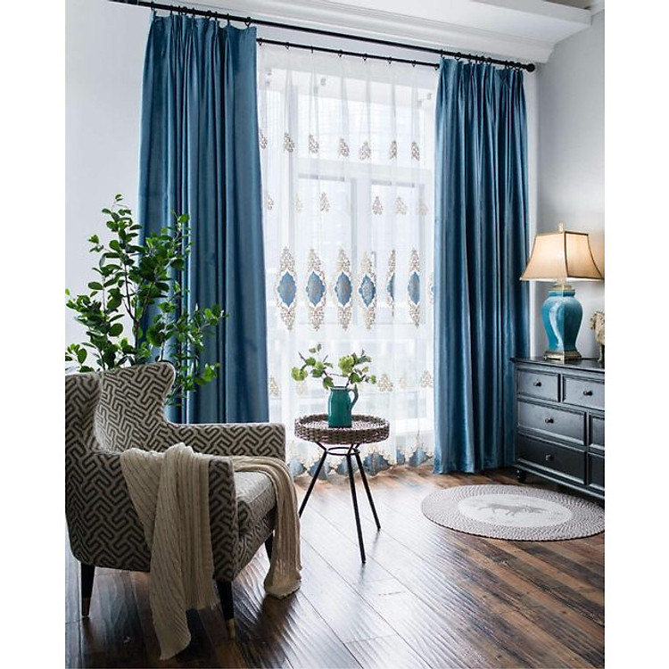 Rèm cửa hiện đại, chống nắng 95%, 3.0x2.7m