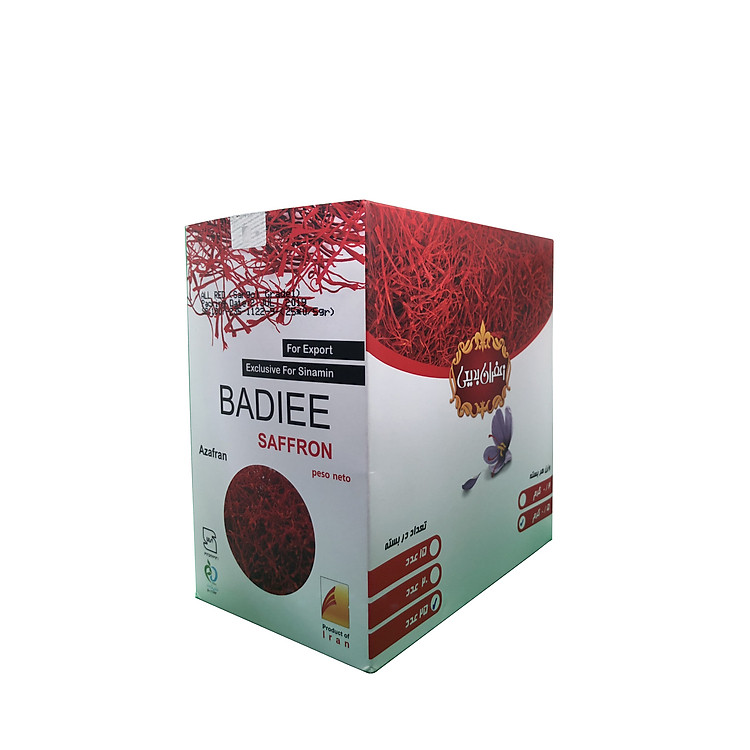 Saffron - Nhuỵ Hoa Nghệ Tây Hiệu Badiee 100% Hàng nhập khẩu IRAN