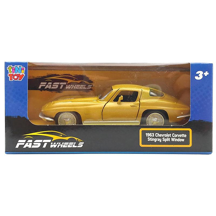 Đồ Chơi Xe Tốc Độ Fastwheels 1963 Corvette Chính hãng Tiết kiệm - Hình ảnh 5