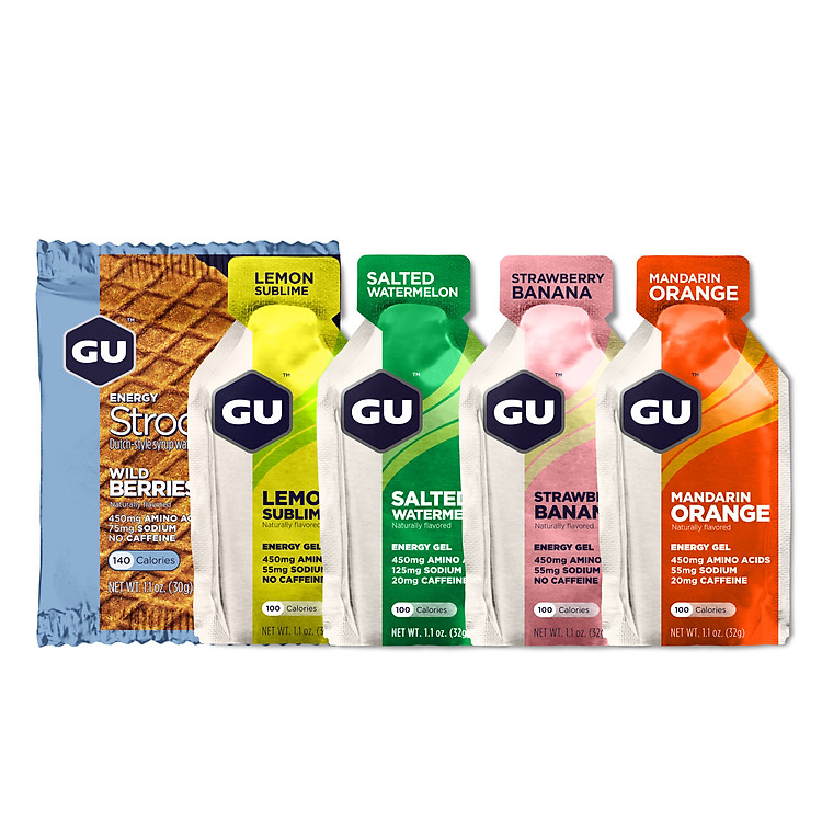 Combo Năng Lượng Gu Energy - Mixed Combo Gel & Bánh Quế Stroopwafel (Giao vị ngẫu nhiên)