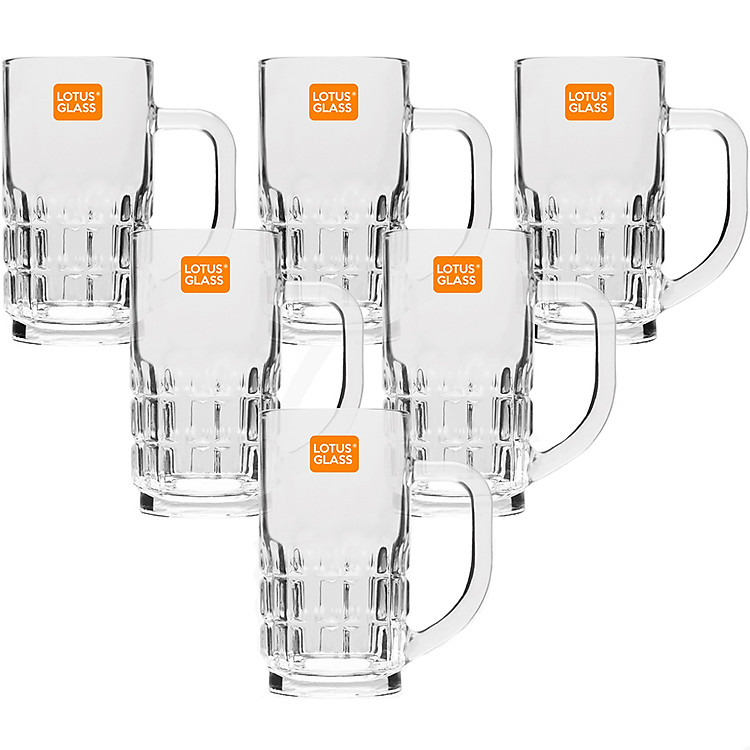 Bộ 6 Cốc Thủy Tinh Lotus Glass VTC 50 Trơn