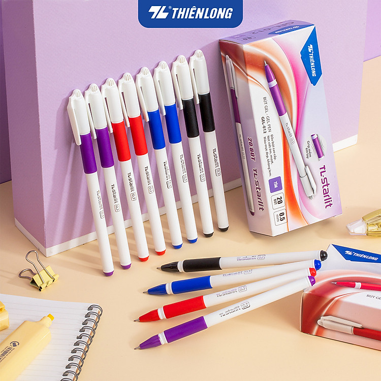 Bút Gel Thiên Long GEL-012 (20 cây) - Ảnh 2