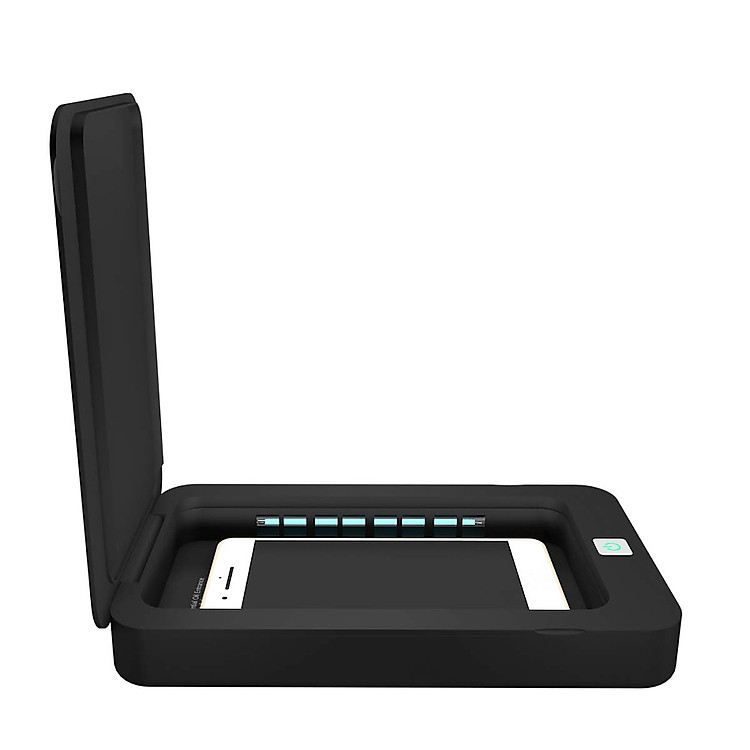 Hộp Đèn Khử Trùng Khẩu Trang/Điện Thoại Bằng Tia UV Với Sạc USB Cho iOS