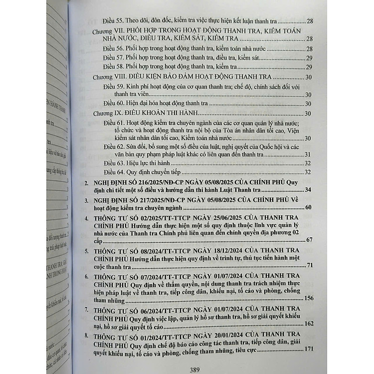 Luật Thanh Tra năm 2025, Luật Khiếu Nại, Luật Tố Cáo, Luật Phòng, Chống Tham Nhũng, Luật Tiếp Công Dân (V2607D) - Ảnh 5
