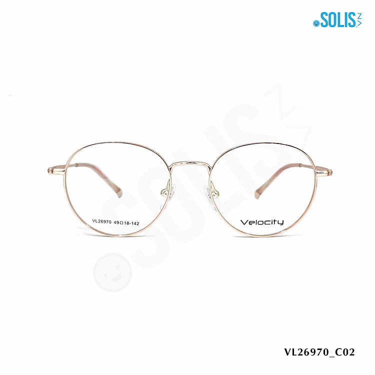 Gọng kính KL hiệu Velocity VL26970- KÍNH KIM LOẠI HIỆU VELOCITY VL26970 KÍCH THƯỚC 49-18-142