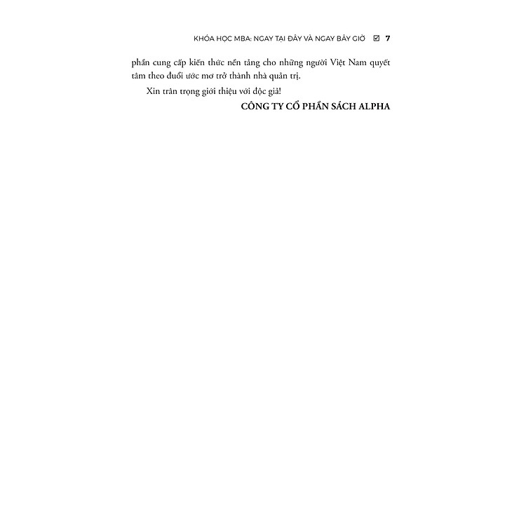 MBA Cơ Bản - Khóa Học Quản Trị Kinh Doanh Cấp Tốc Cho Người Bận Rộn - Ảnh 6