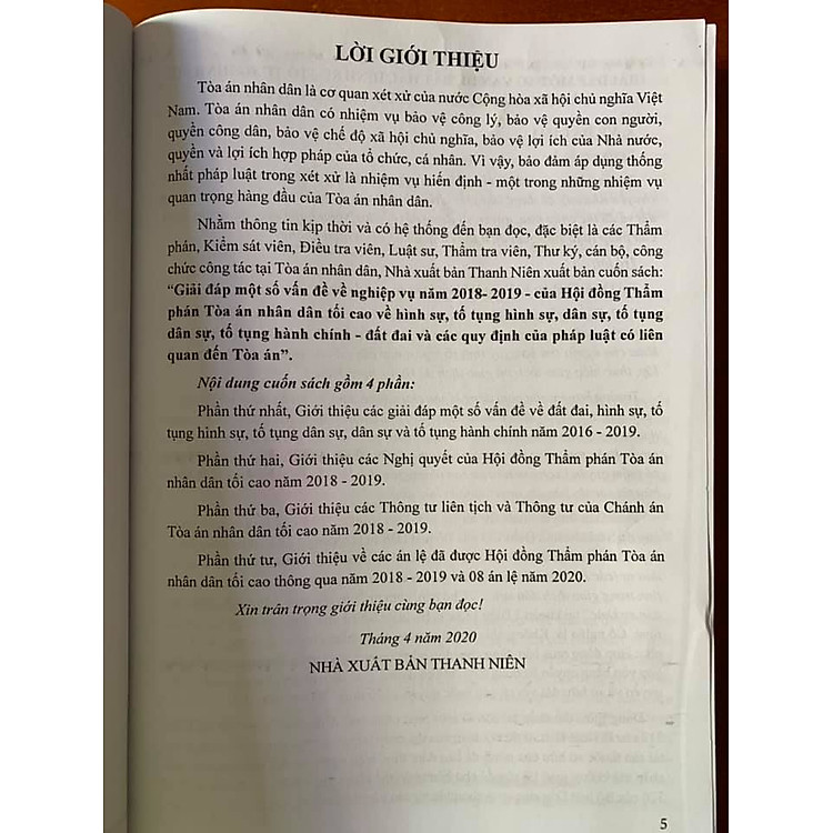 Giải đáp một số vấn đề về nghiệp vụ Năm 2018-2019 của Hội Đồng Thẩm phán Tòa án nhân dân tối cao - Ảnh 3