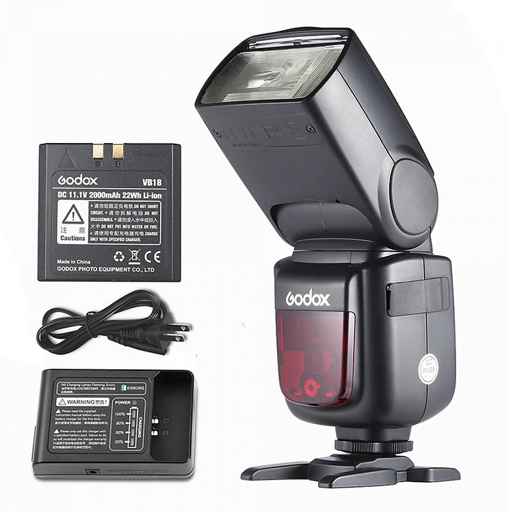 Đèn Flash Godox V860II TTL For Sony-Kèm Pin Và Sạc - Hàng Nhập Khẩu