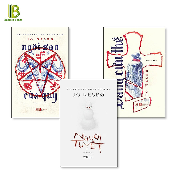 Combo 3 Tác Phẩm Trinh Thám Hay Nhất Của Jo Nesbo : Đấng Cứu Thế + Ngôi Sao Của Quỷ + Người Tuyết (Tặng Kèm Bookmark Bamboo Books)