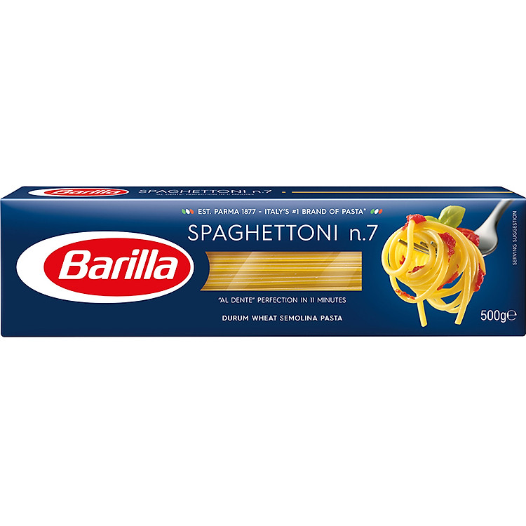 Mì Barilla Sợi Hình Ống Các Cỡ Spaghettoni (500g)