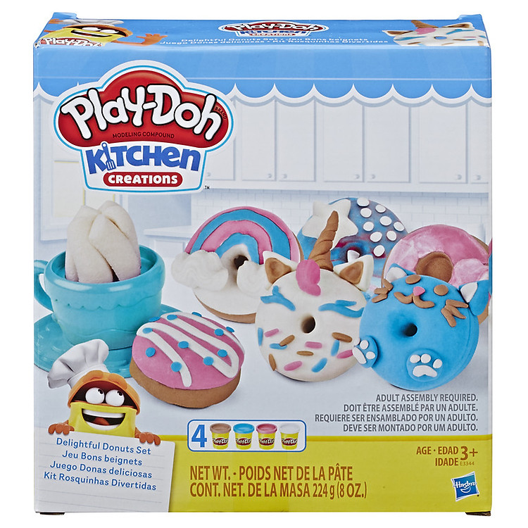 Đồ chơi đất nặn bánh Donut sắc màu Play-Doh