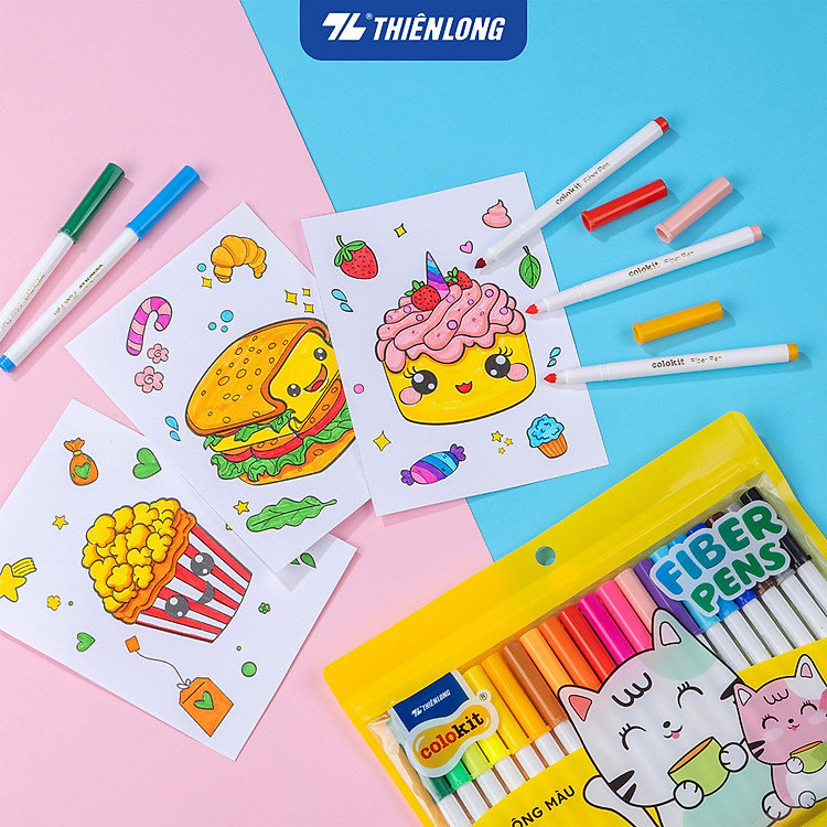 Bút Lông Màu Thiên Long Colokit FP-C03 (20 màu) - Ảnh 7