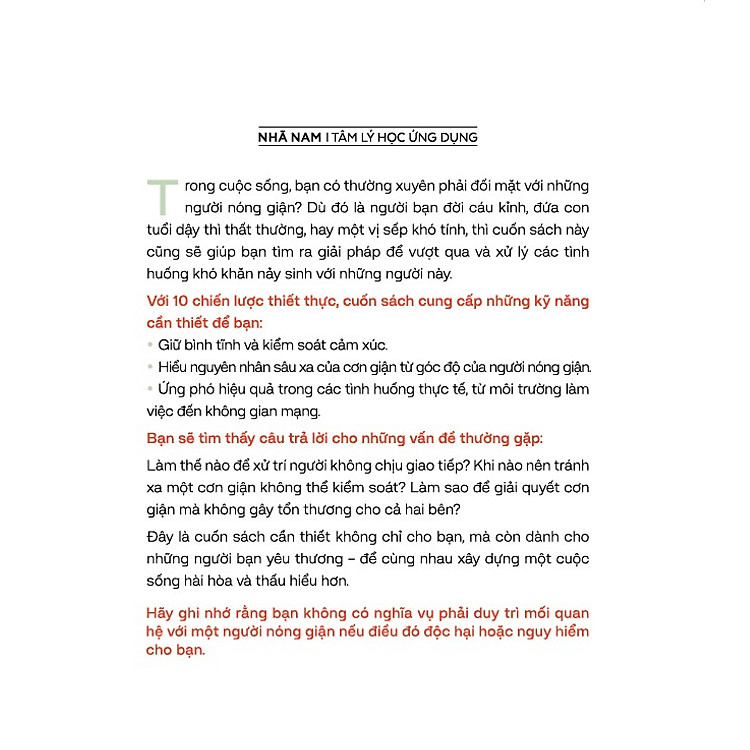 Thu Phục Người Nóng Giận - Ảnh 4