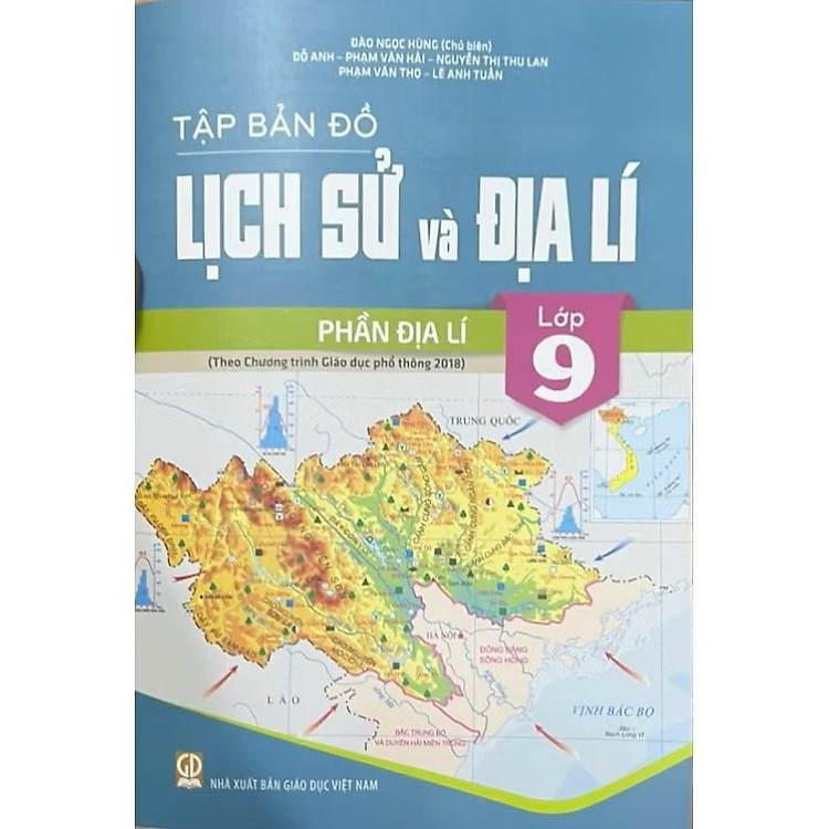 Tập Bản Đồ Lịch Sử và Địa Lí Lớp 9 (Phần Địa Lí)