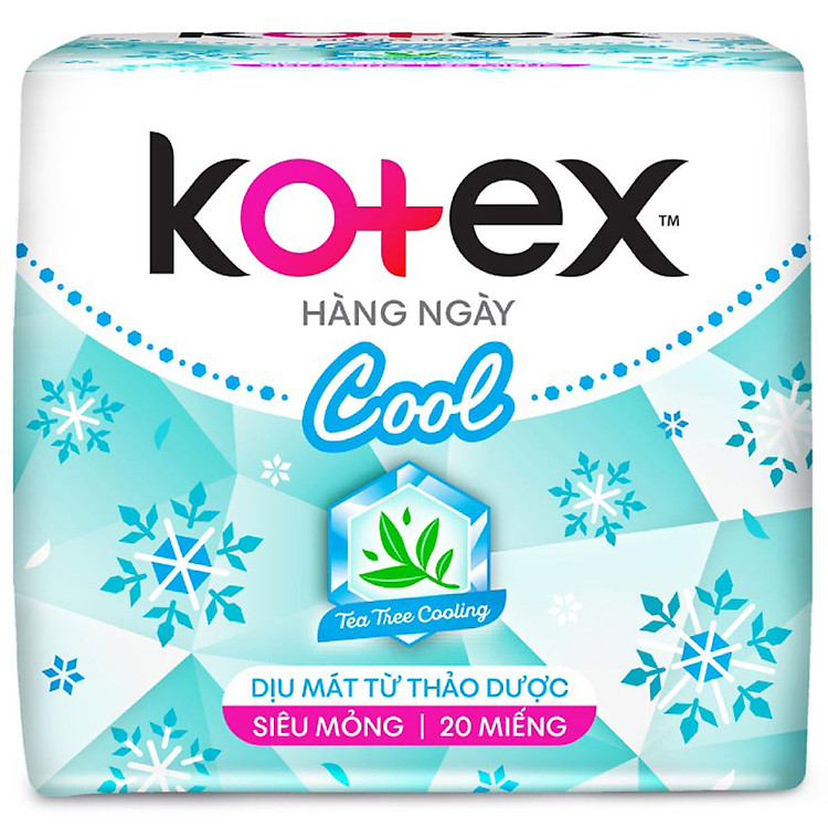 Băng vệ sinh Kotex Hằng Ngày Max Cool 20 miếng