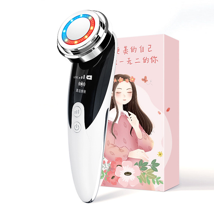 Máy Rửa Mặt, Massage Ion 2 In 1 Làm Sạch Sâu & Hấp Thụ Dưỡng Chất Bằng Công Nghệ Sóng Âm - Sạc Pin Cổng USB (Màu Ngẫu Nhiên) MP142