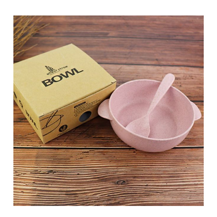 Bát Ăn Dặm Lúa Mạch Kèm Thìa Cho Bé NKJP20