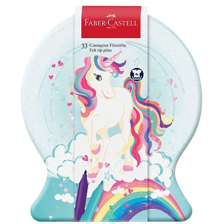 Bộ Bút Lông Màu Connector Faber-Castell (33 chiếc)
