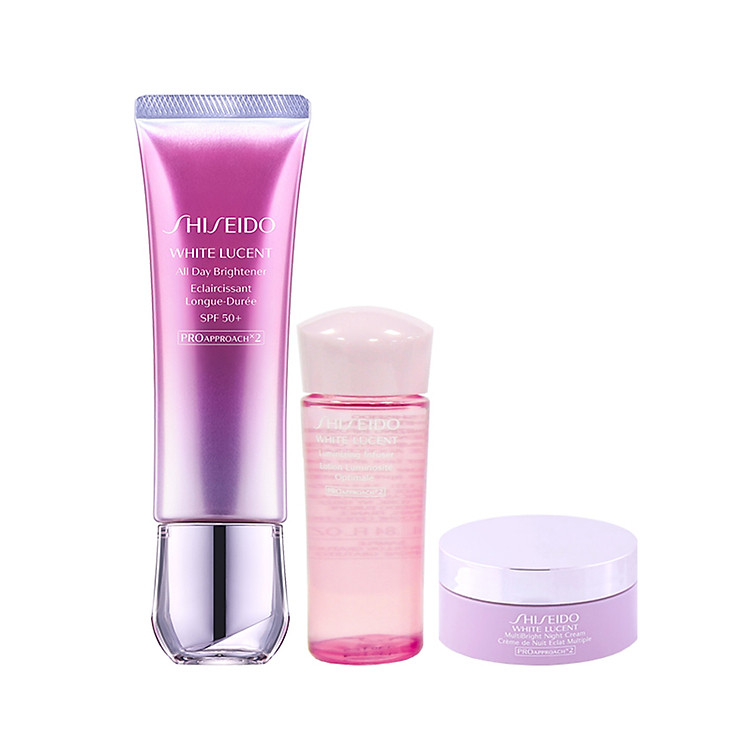Bộ Sản Phẩm Dưỡng Trắng Toàn Diện Shiseido White Lucent All Day Brightener N