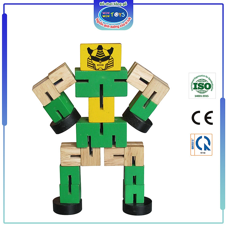 Mua tại MyKingdom: Luồn Thun Robo Winwintoys 60052 Gỗ Đức Thành - Ngập tràn khuyến mãi
