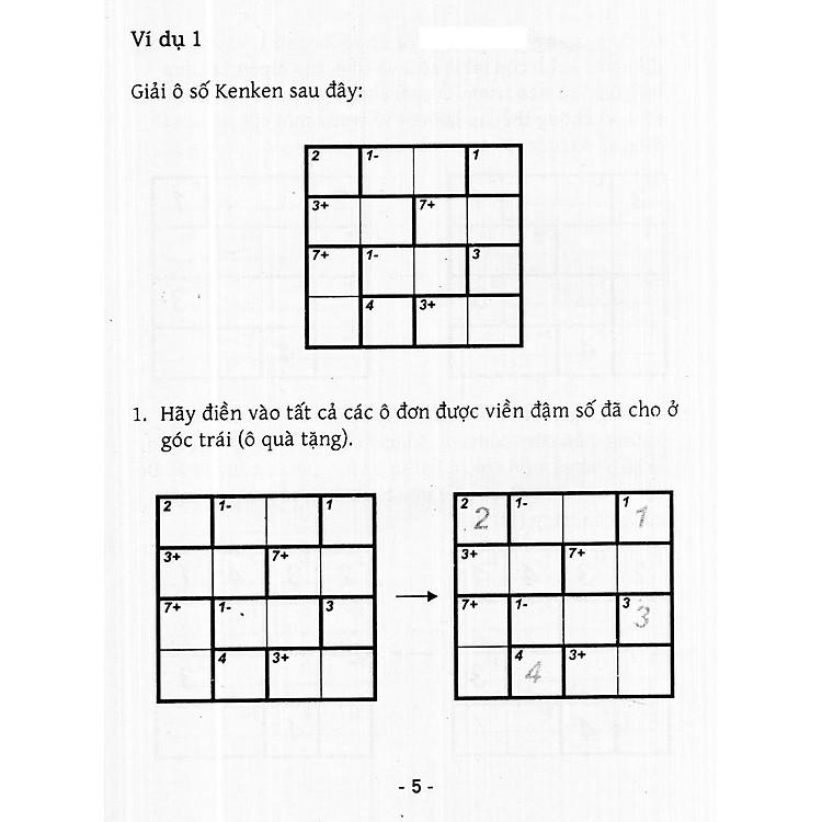 Trò Chơi Ô Chữ Số Thông Minh Kenken (Tập 4) - Ảnh 4