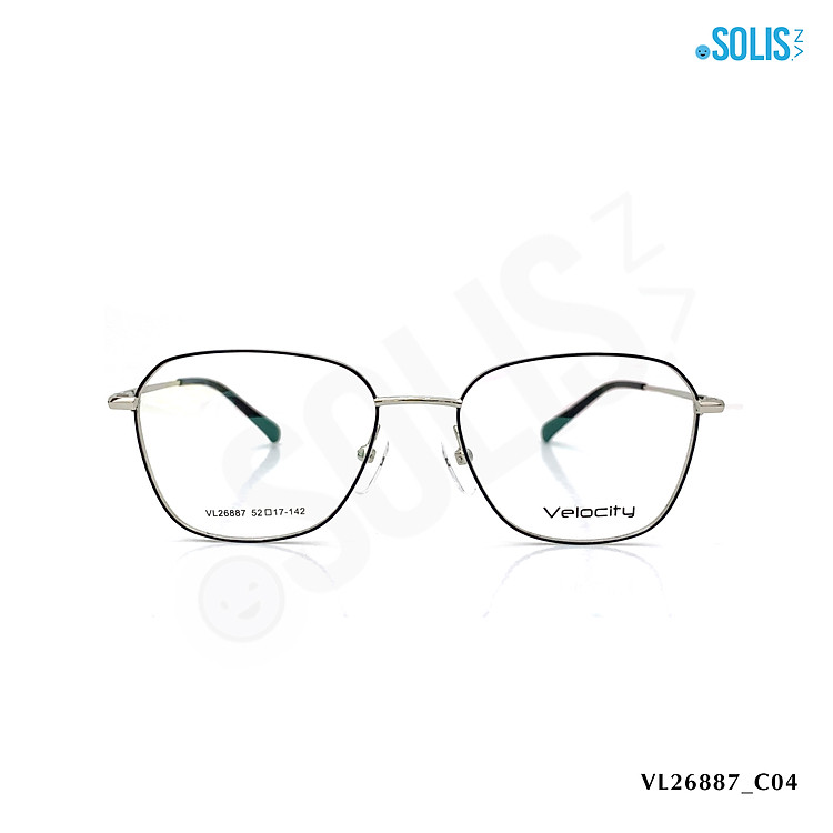 Gọng kính kim loại hiệu Velocity VL26887 KÍCH THƯỚC 52-17-142