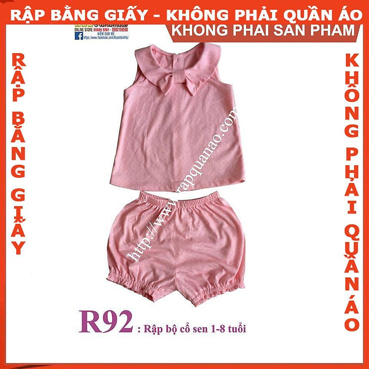 Rập giấy A0 mã R92 (BẢN VẼ) - 3 - Ảnh 2