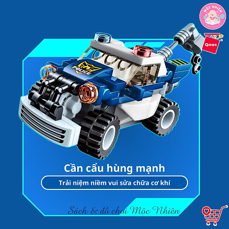 Đồ Chơi Xếp Hình Cảnh Sát Qman 41104 Chính hãng Giá rẻ - Hình ảnh 5