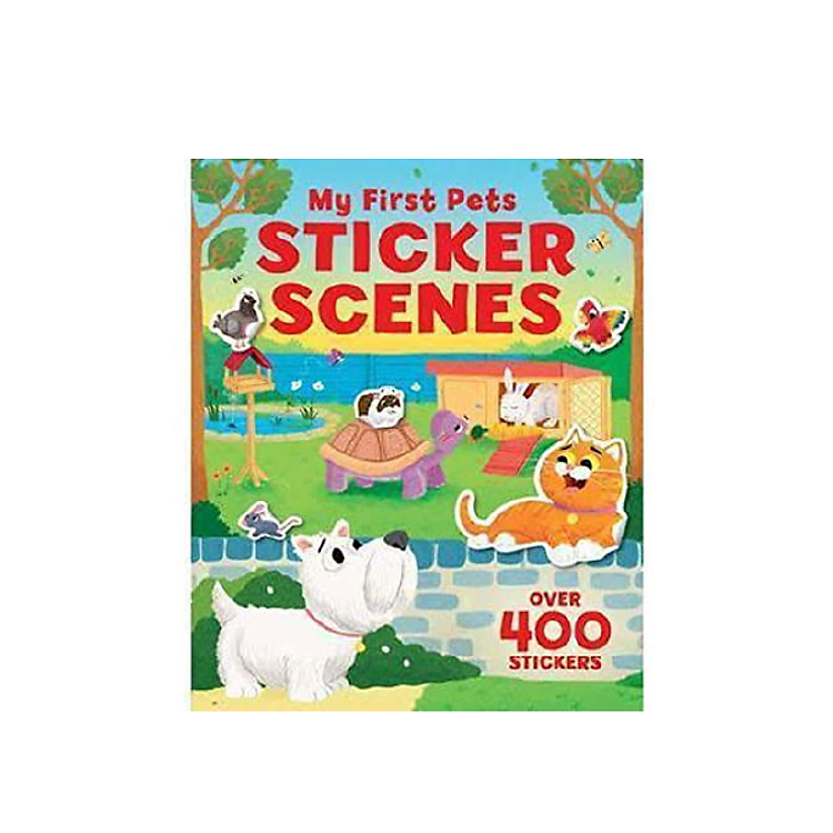 Sách dán hình thú cưng My First Pets Sticker Scenes Igloo | Bookmedi sách chính hãng