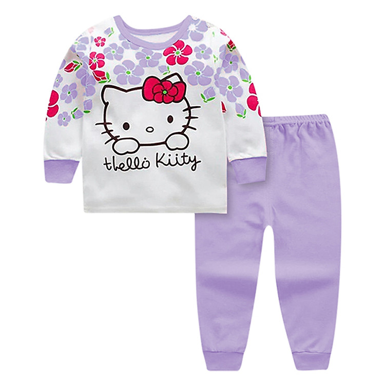 Bộ Bé Gái Hello Kitty BONCHOP BBG-106119634TÍM