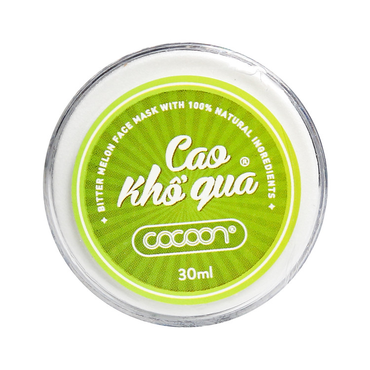 Mặt nạ Cao Khổ Qua Cocoon dưỡng giúp da sáng mịn (30ml)