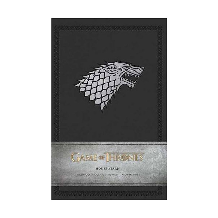 Game of Thrones: House Stark Ruled Pocket Journal