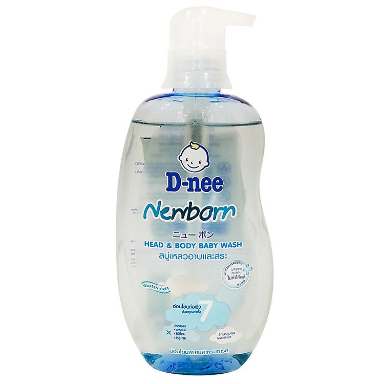 Tắm Gội Toàn Thân Baby Xanh D-Nee 380ml Chính hãng Tiết kiệm