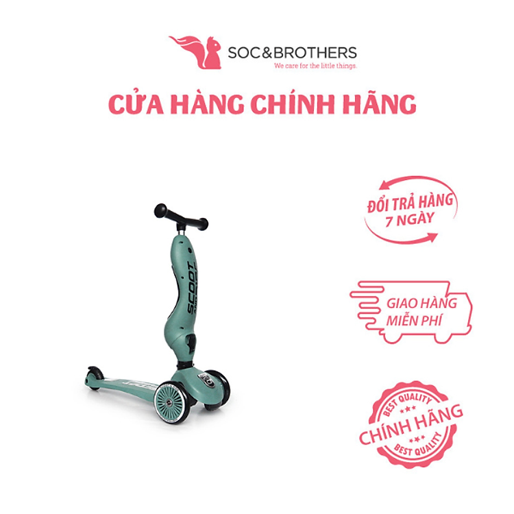 Scoot and Ride Highwaykick 1 màu Forest Chính hãng Giá rẻ - Hình ảnh 2