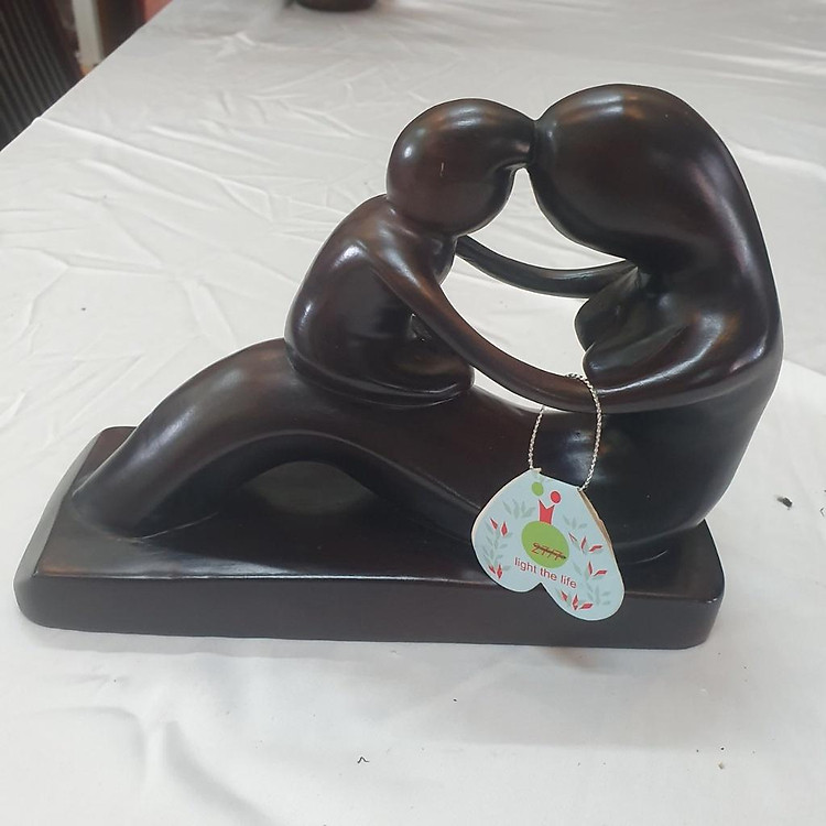 Tượng Gỗ Điêu Khắc Thủ Công Trừu Tượng - Ảnh 3