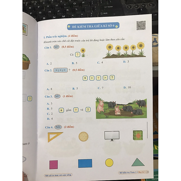 Đề kiểm tra toán 1 học kì 1 (Kết nối tri thức với cuộc sống) - Ảnh 3
