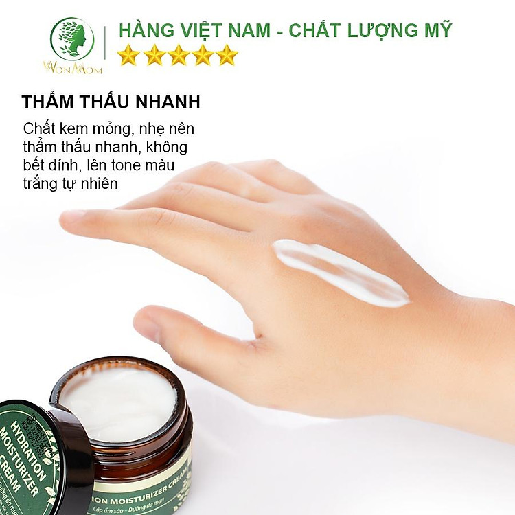 Mua Kem dưỡng ẩm và trắng da Wonmom 50g Đảm bảo Tiết kiệm - Hình ảnh 3