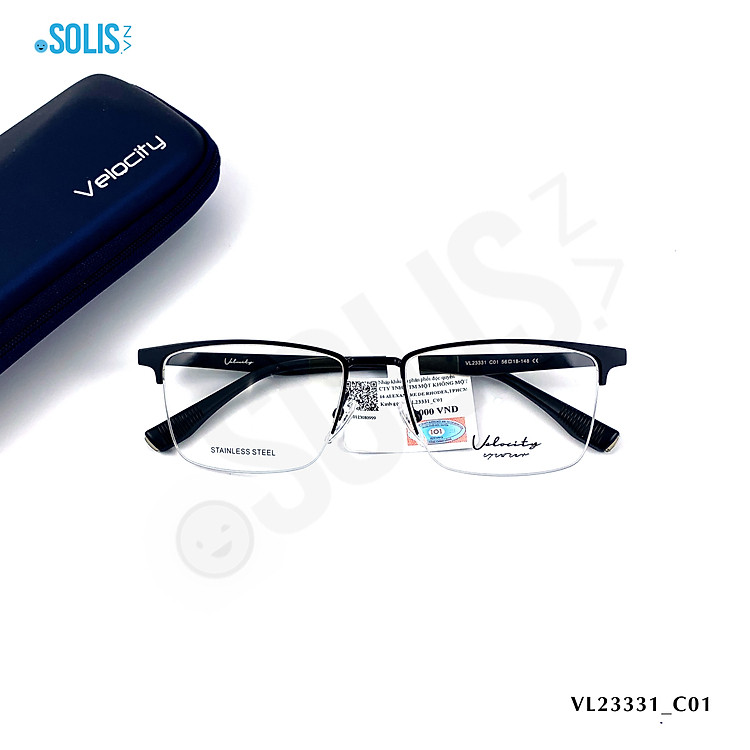 Gọng kính kim loại hiệu Velocity VL23331 - KÍNH KIM LOẠI HIỆU VELOCITY VL23331 KÍCH THƯỚC 56-18-148