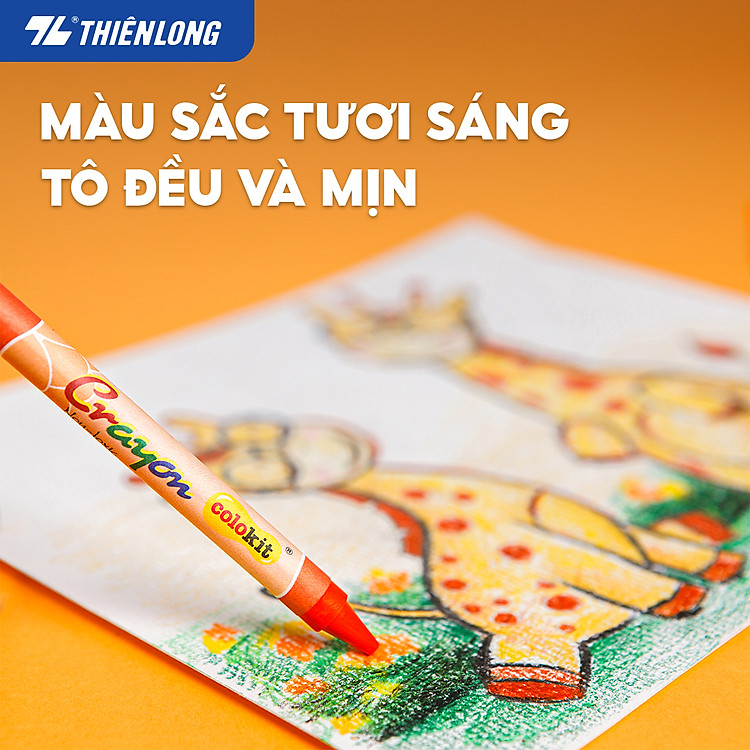 Bút Sáp Màu Thiên Long Colokit 24 Màu - Ảnh 3
