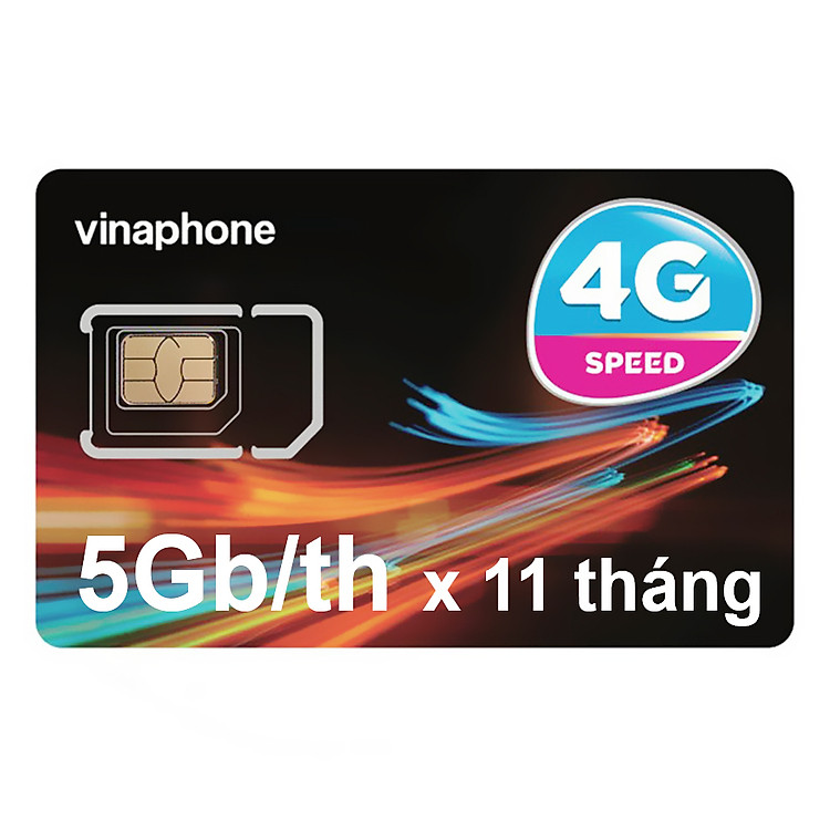 Sim 4G Vinaphone Trọn gói 5GB / Tháng (11 Tháng) - Hàng Chính Hãng