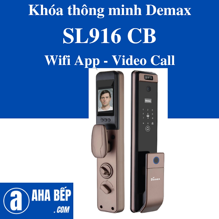 KHÓA THÔNG MINH DEMAX SL916 CB WIFI APP - HÀNG CHÍNH HÃNG